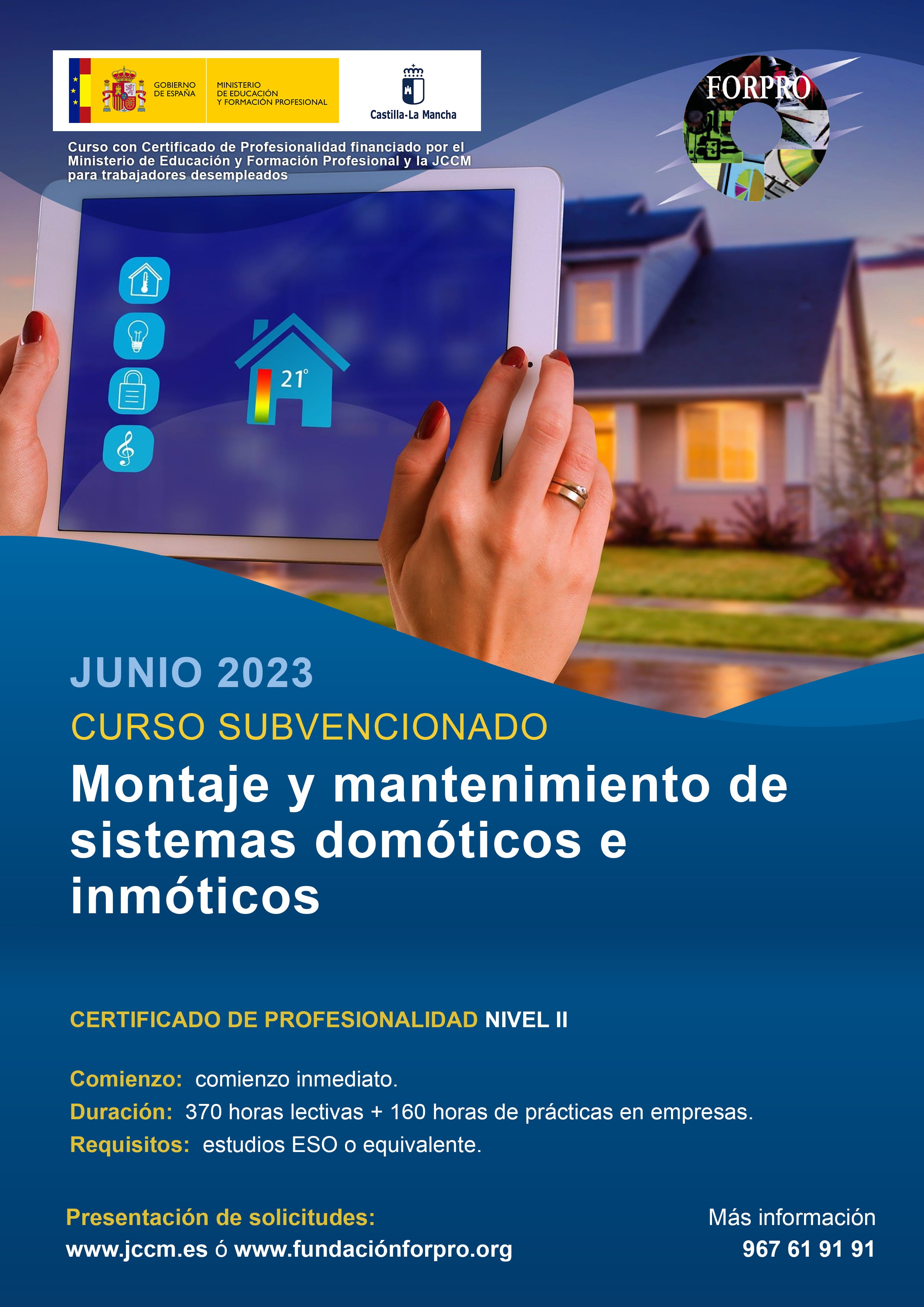 Montaje y mantenimiento de sistemas domoticos e inmoticos